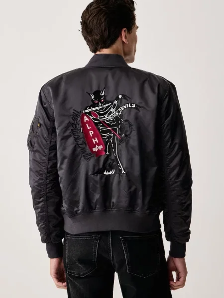 Alpha Industries bomberka Black Devils Bomber czarny