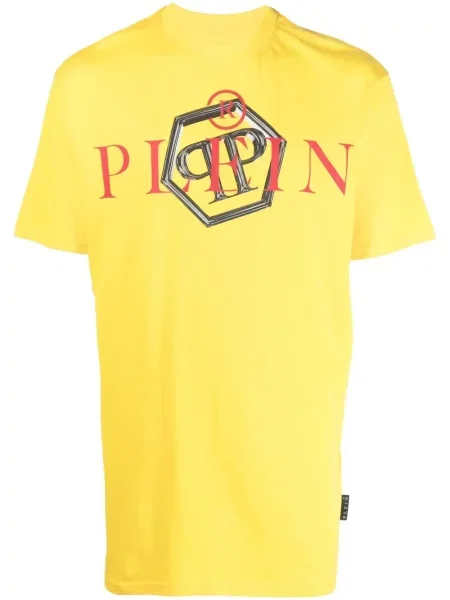Tričko Philipp Plein s potiskem žluté