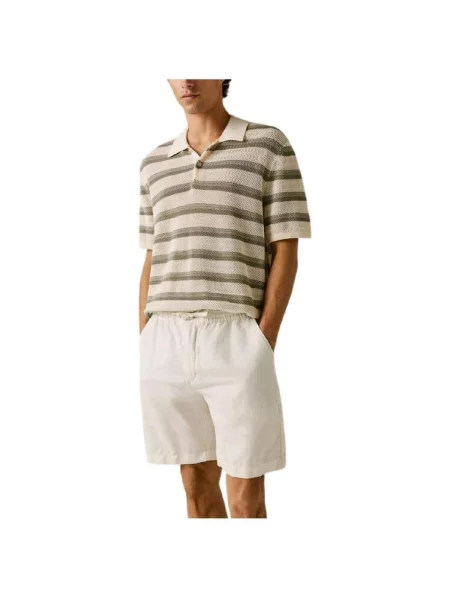 Džínové šortky Pepe Jeans béžové