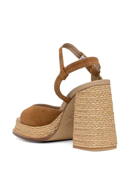 Sandale Souliers Martinez cu platformă maro