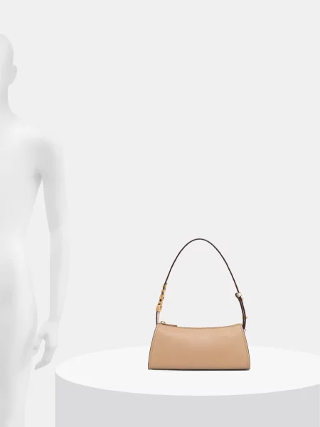 Кожаная сумка хобо Dkny