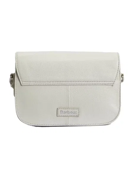 Torebka crossbody Barbour skórzana beżowa
