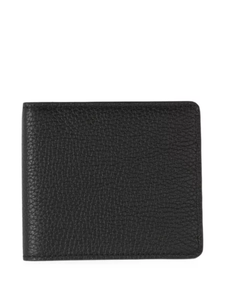 Portofel Brioni din piele cu imagine negru