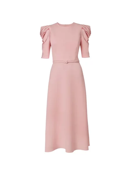 Rochie midi Carolina Herrera roz