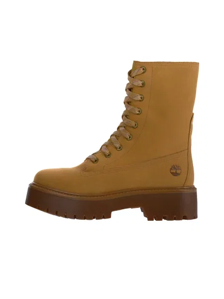 TIMBERLAND Ghete cu șireturi caramel maro
