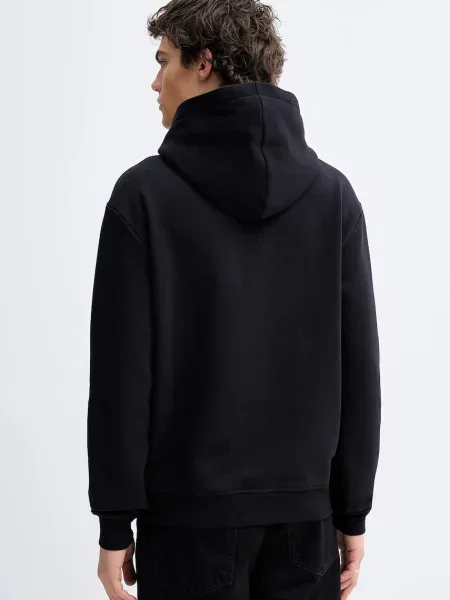 Geacă de blugi Karl Lagerfeld Jeans negru