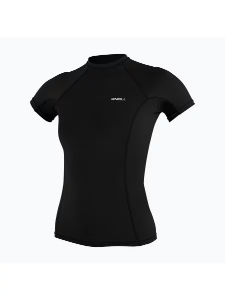 Tricou de înot pentru femei O'Neill Basic Skins Rash Guard SS black negru