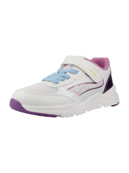Geox Sneakers J Loftus Girl D Colorat alb