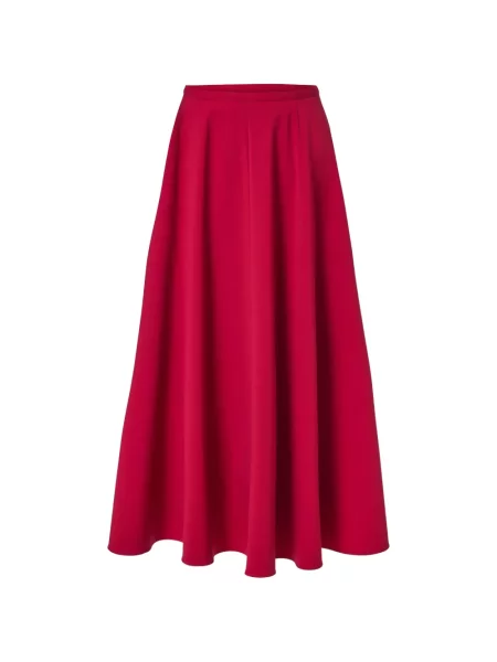 Fustă midi Carolina Herrera roșu