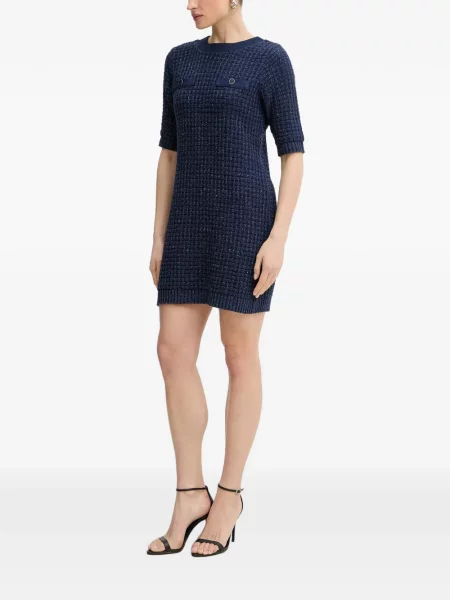 Rochie mini Morgan tricotate albastru
