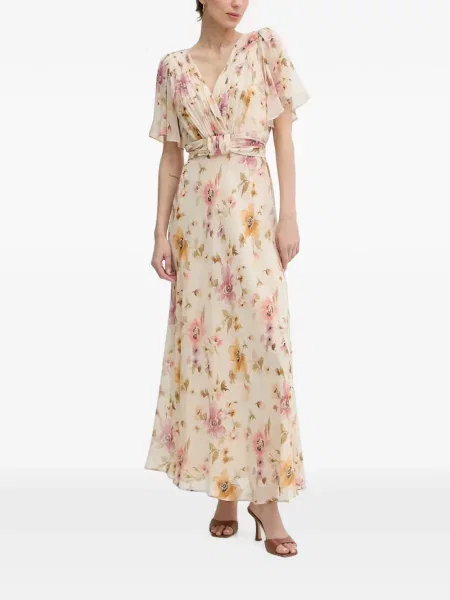 Rochie maxi Luisa Spagnoli cu model floral cu imagine