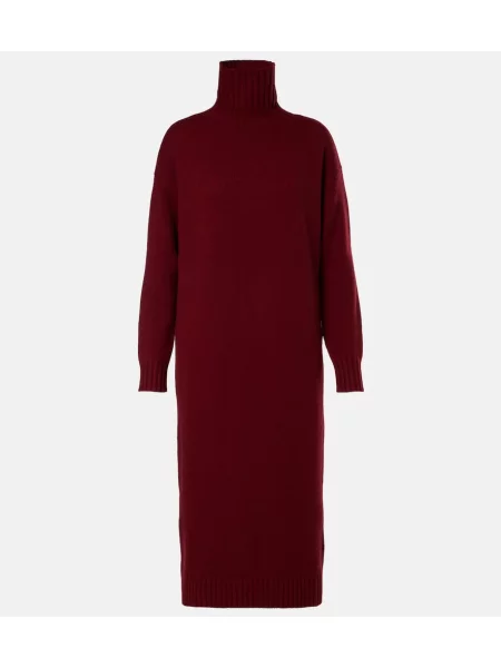 Rochie Max Mara din cașmir de costum roșu