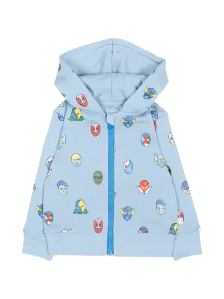 Bluza z kapturem dziecięca Stella Mccartney niebieska