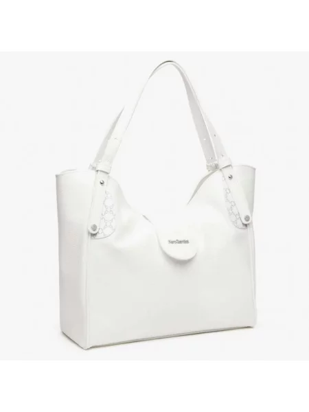 Torebka Nerogiardini skórzana biała