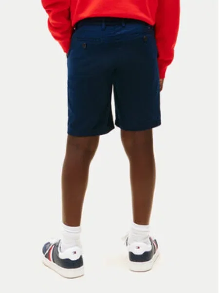 Tommy Hilfiger Szövet rövidnadrág Essential Sötétkék