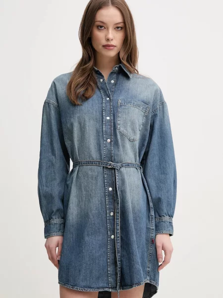 Joop! Jeans De blugi rochie cu cordon Nele albastru