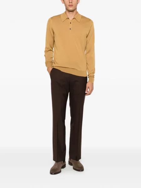 Pulover John Smedley de lână galben