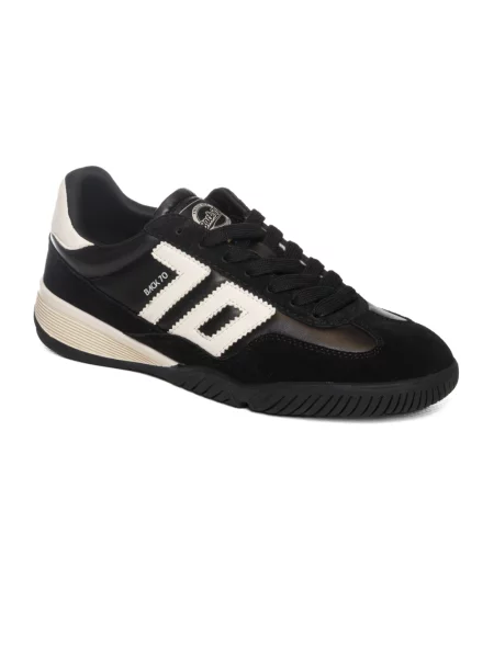Sneakersy Back70 skórzane czarne