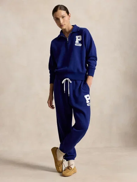 Polo Ralph Lauren Pantaloni albastru regal alb