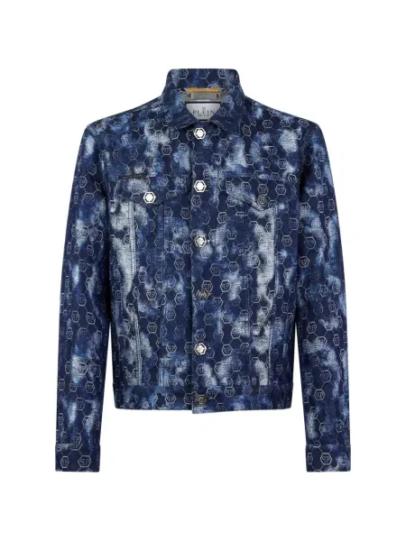 Geacă Philipp Plein albastru