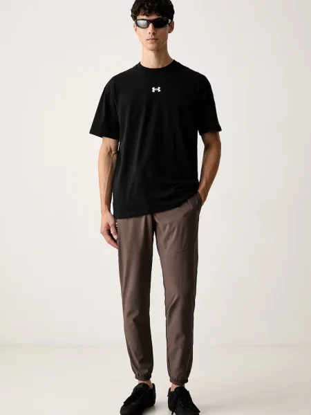Under Armour tričko pánske s bavlnou čierna