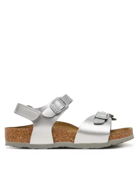 Birkenstock Szandál Rio As Flowers S Ezüst