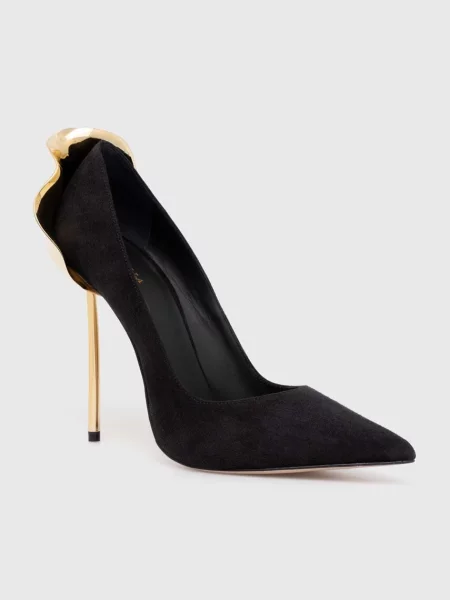 Замшевые туфли Le Silla черные