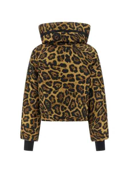 Geacă de schi Goldbergh cu imagine cu model leopard maro