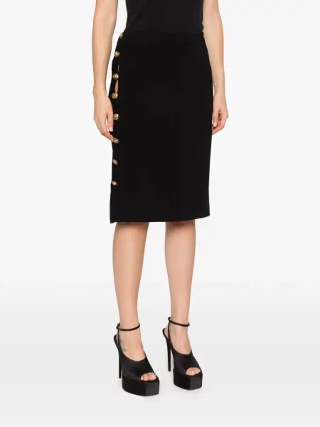 Fustă midi Versace negru