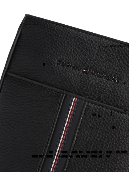 Geantă Tommy Hilfiger cu dungi negru