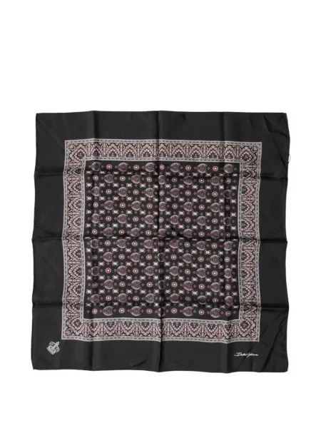 Κασκόλ Dolce & Gabbana μαύρο