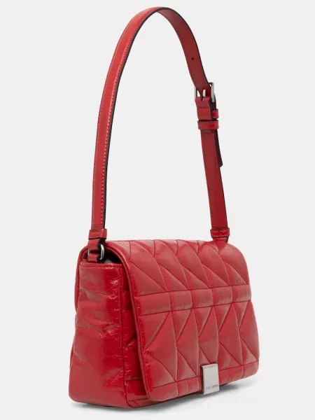 Шкіряна сумочка Karl Lagerfeld червоний