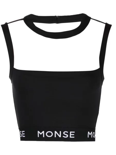 Top Monse cu imagine negru