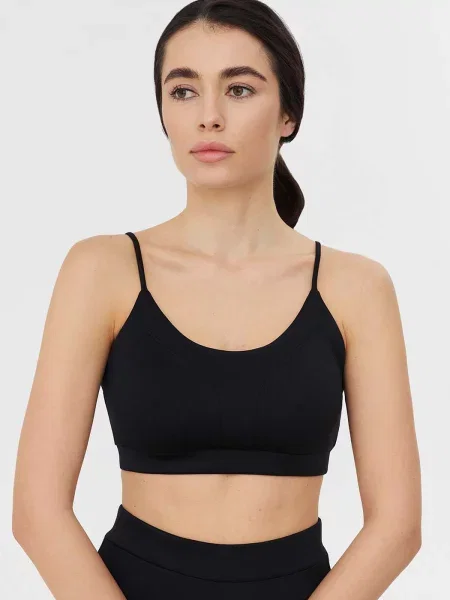 Топ FASHIONISTA поліестер/еластан чорний