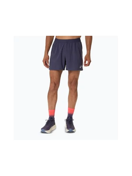 Шорти для бігу ASICS Road indigo fog/lavender grey сірі