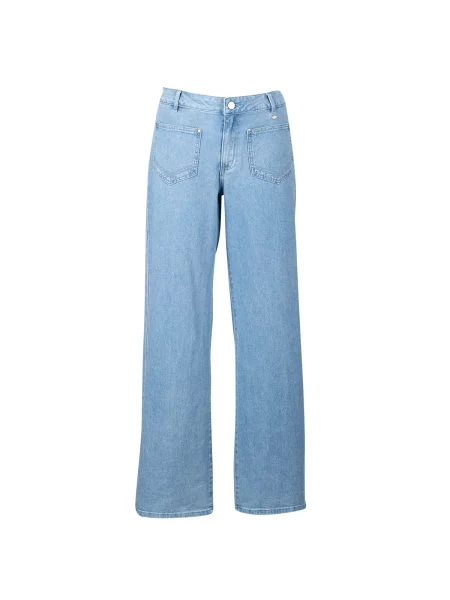 Blugi Vila cu picior lat albastru