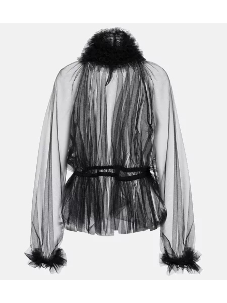 Bluză Dolce&gabbana din tul negru