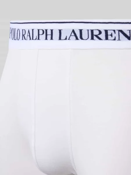 Obcisłe bokserki z mieszanka bawełny w zestaw 3 szt. Polo Ralph Lauren granatowe