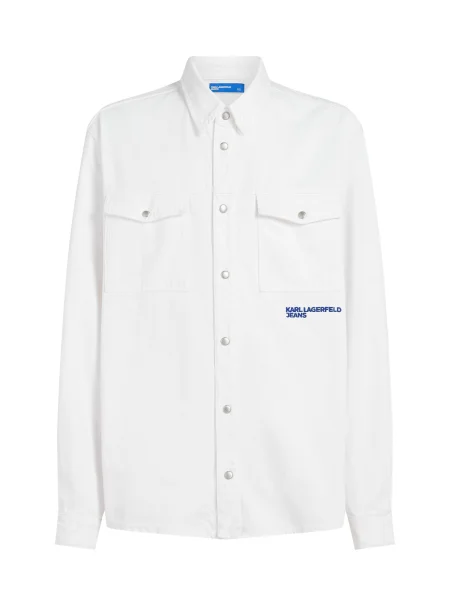 KARL LAGERFELD JEANS Košile modrá bílá