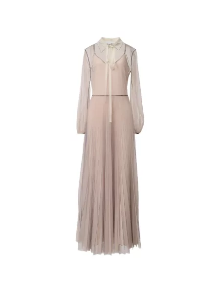 Gulerat rochie maxi Fabiana Filippi din dantelă