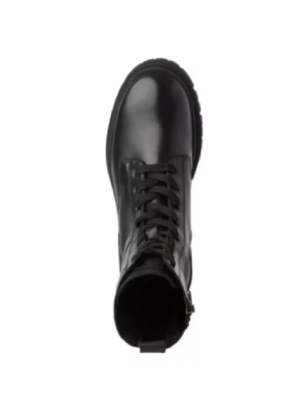 Buty do kostki Tamaris skórzane czarne