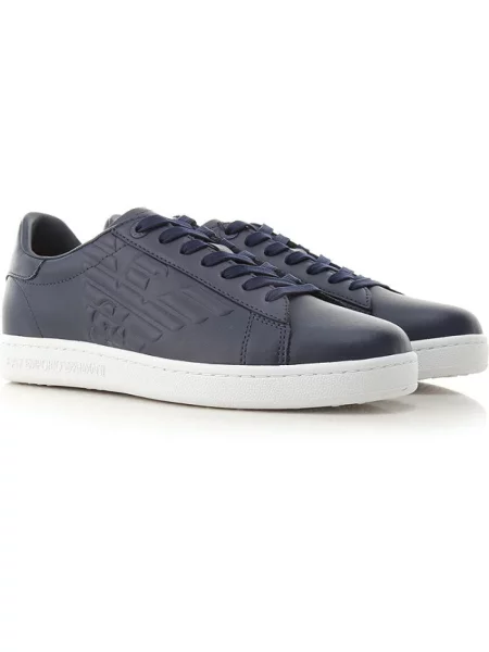 Sneakersy Emporio Armani niebieskie