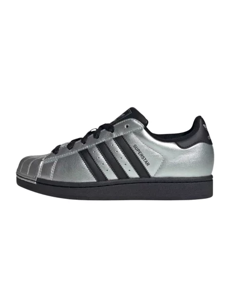 Sneakersy Adidas Superstar skórzane szare