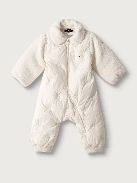 Geacă copii Tommy Hilfiger bej