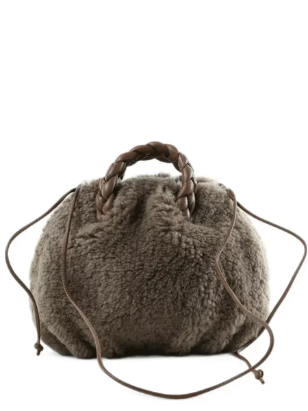 Geantă shopper Hereu țesută gri