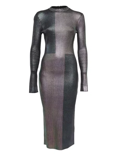 Rochie midi Christopher Kane până la genunchi de costum gri