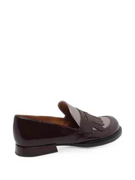 Pantofi loafer Chie Mihara cu franjuri maro