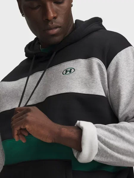 Флісове у смужку худі Under Armour чорне