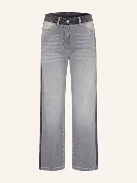 Sportalm Zkrácené Džíny S Ozdobnými Kamínky grey denim šedé
