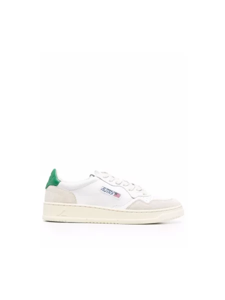 Sneakers Autry Medalist Low Man Leat/ Suede Wht/ Amaz EUR 45 białe
